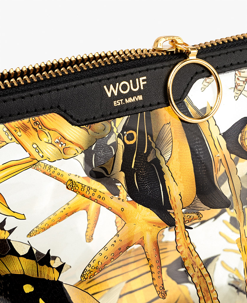 SALE - WOUF BEAUTY BAG VINYL FISH