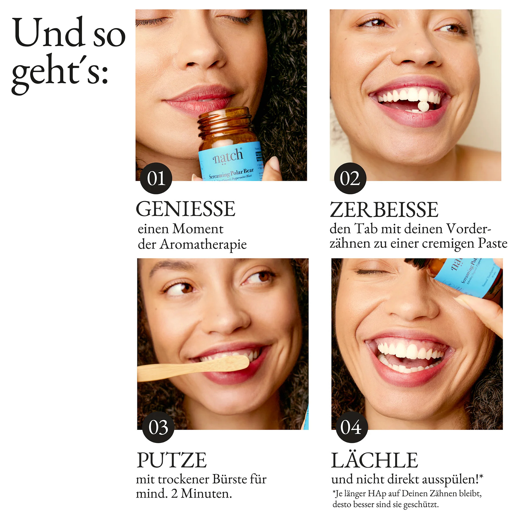 NATCH TOOTHPASTE TABS DR. SHAMAN BAG