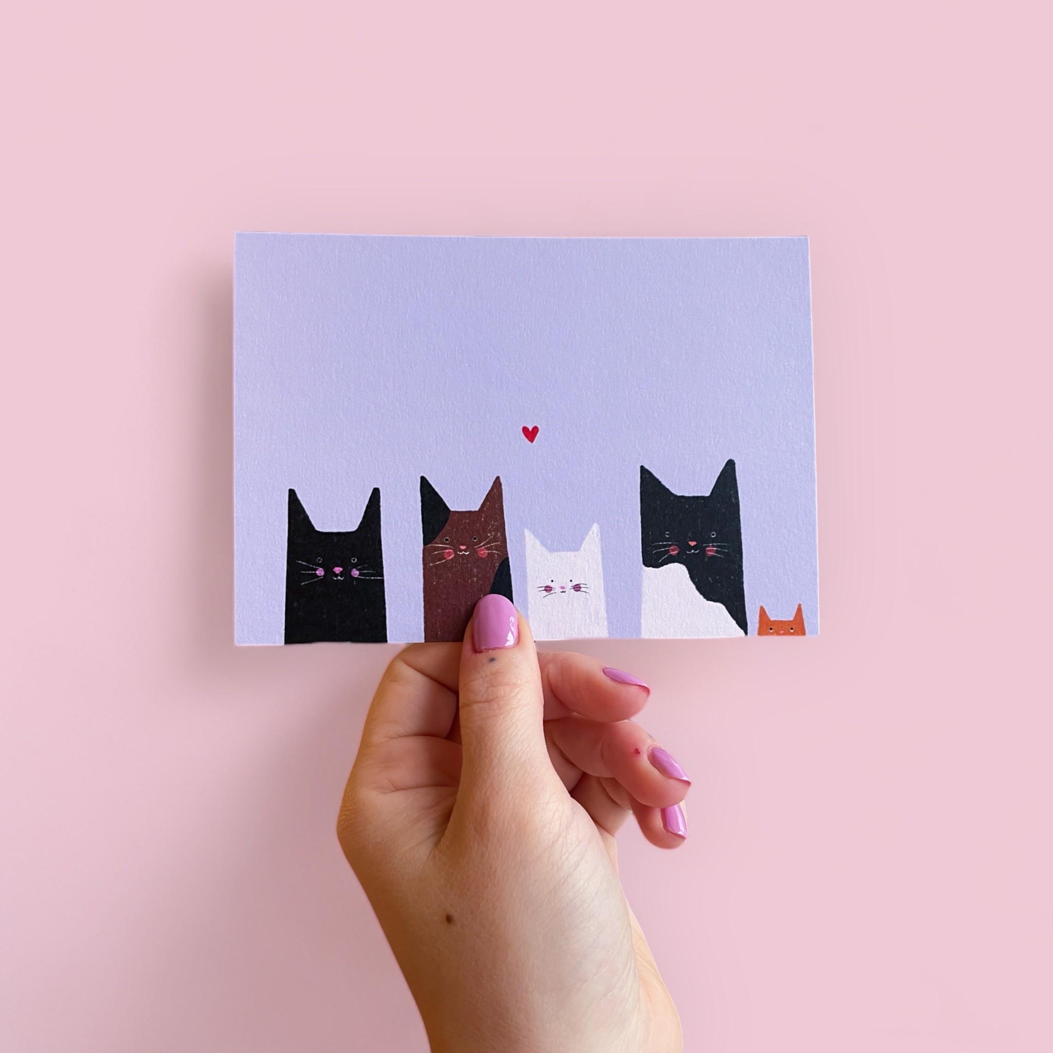 ARION ILLUSTRIERT - GRUSSKARTE LES CHATS ET L'AMOUR