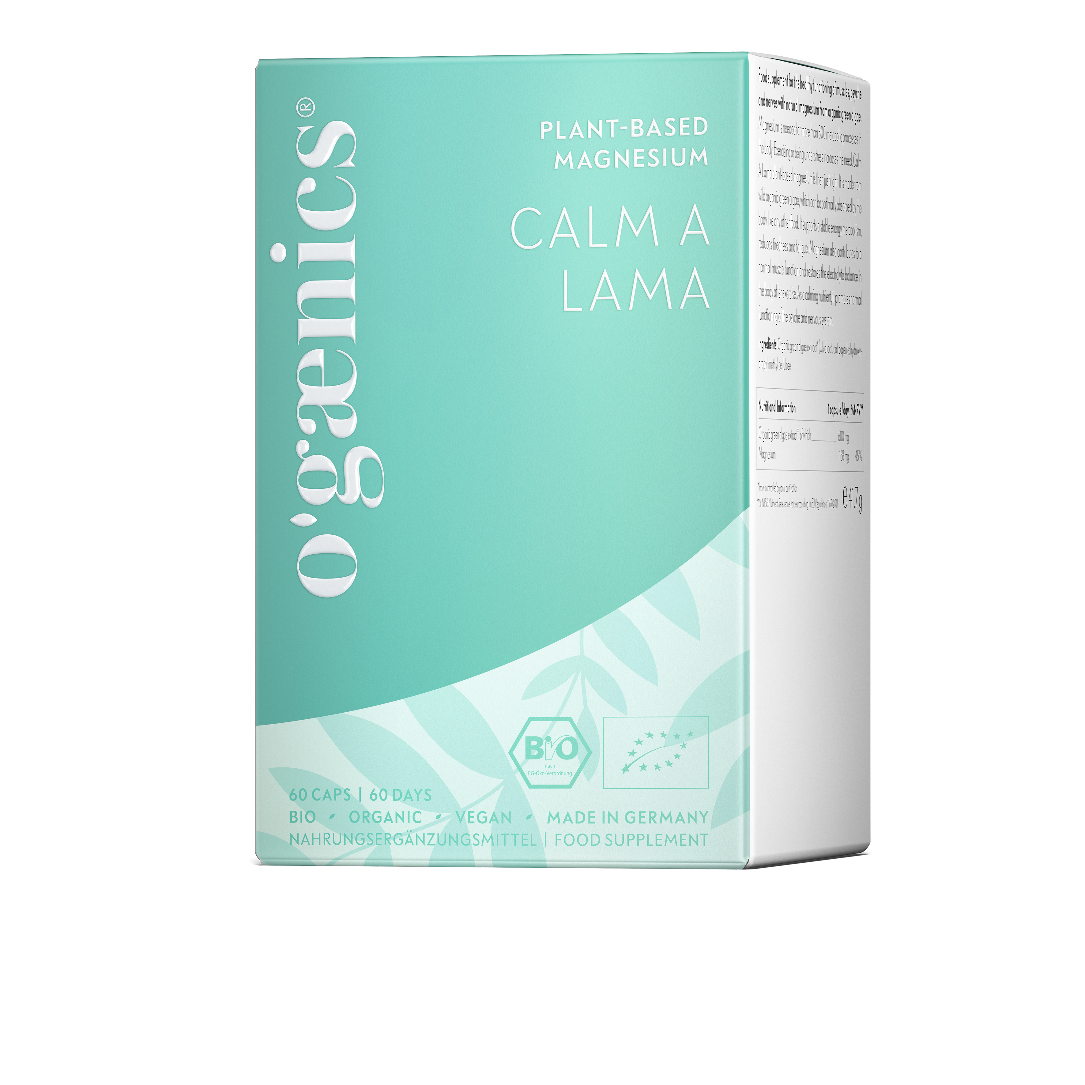 OGAENICS CALM-A-LAMA - PLANT-BASED MAGNESIUM