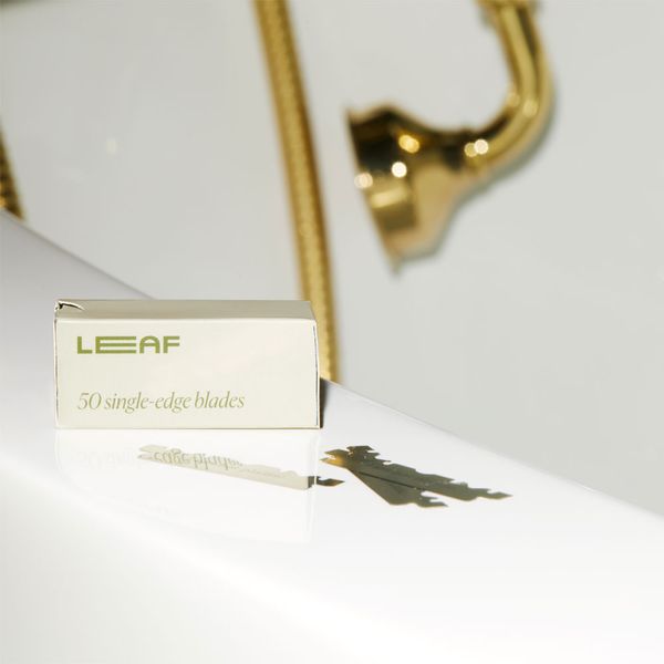 LEAF SHAVE - 50 SINGLE-EDGE BLADES