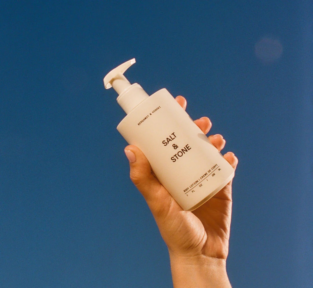 SALT & STONE BODY LOTION BERGAMOT & HINOKI