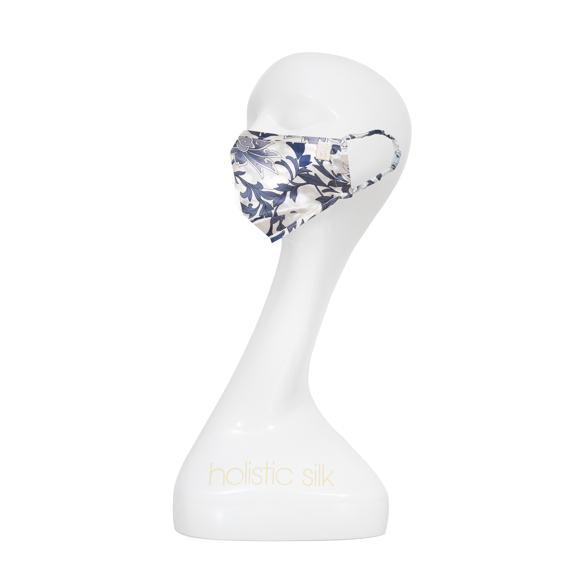 SALE - HOLISTIC SILK ANTI POLLUTION MASK BLUE PORCELAINE - MUNDSCHUTZ & NASENSCHUTZ