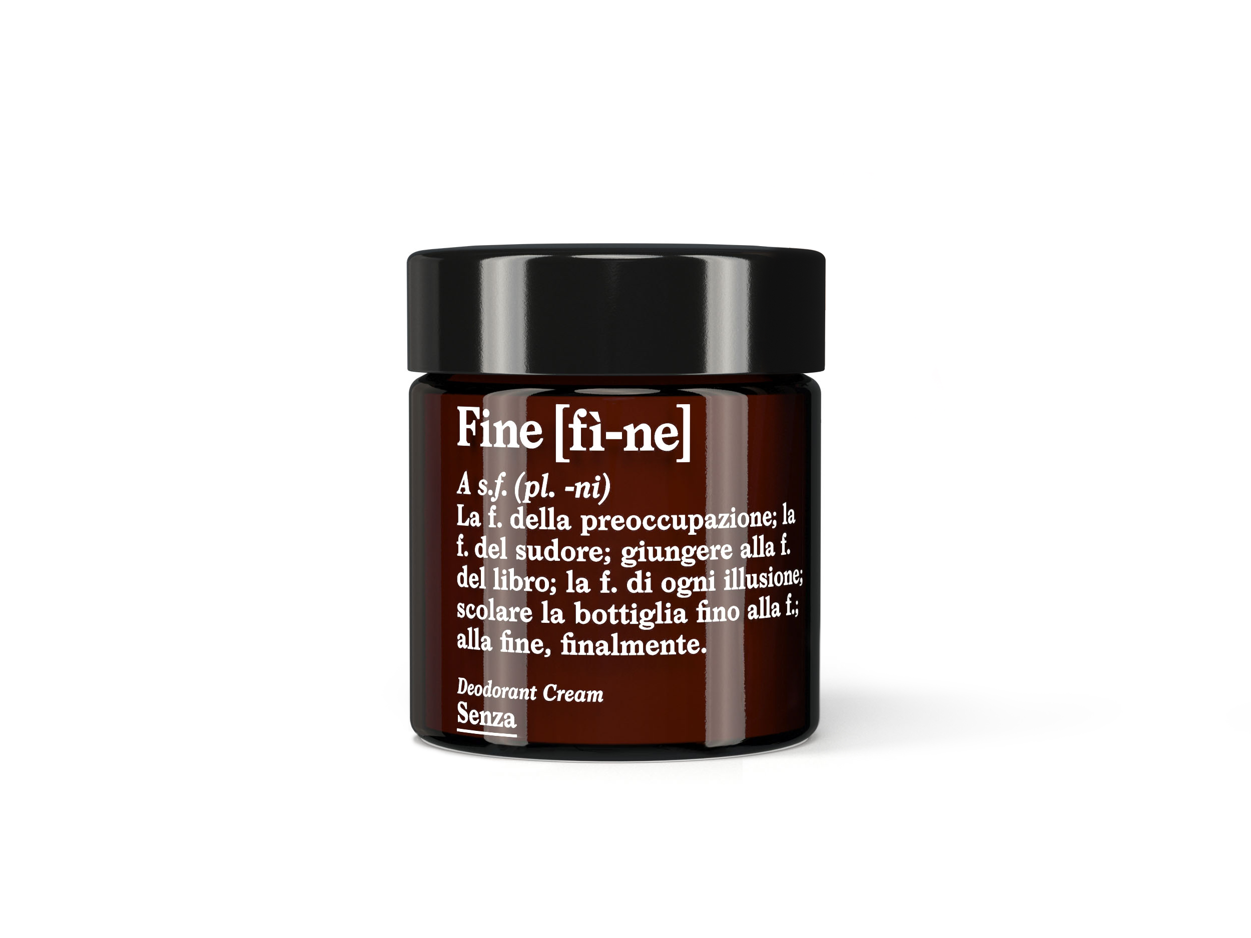 FINE DEODORANT SENZA, BASISCHES CREME DEO GLASTIEGEL 30G