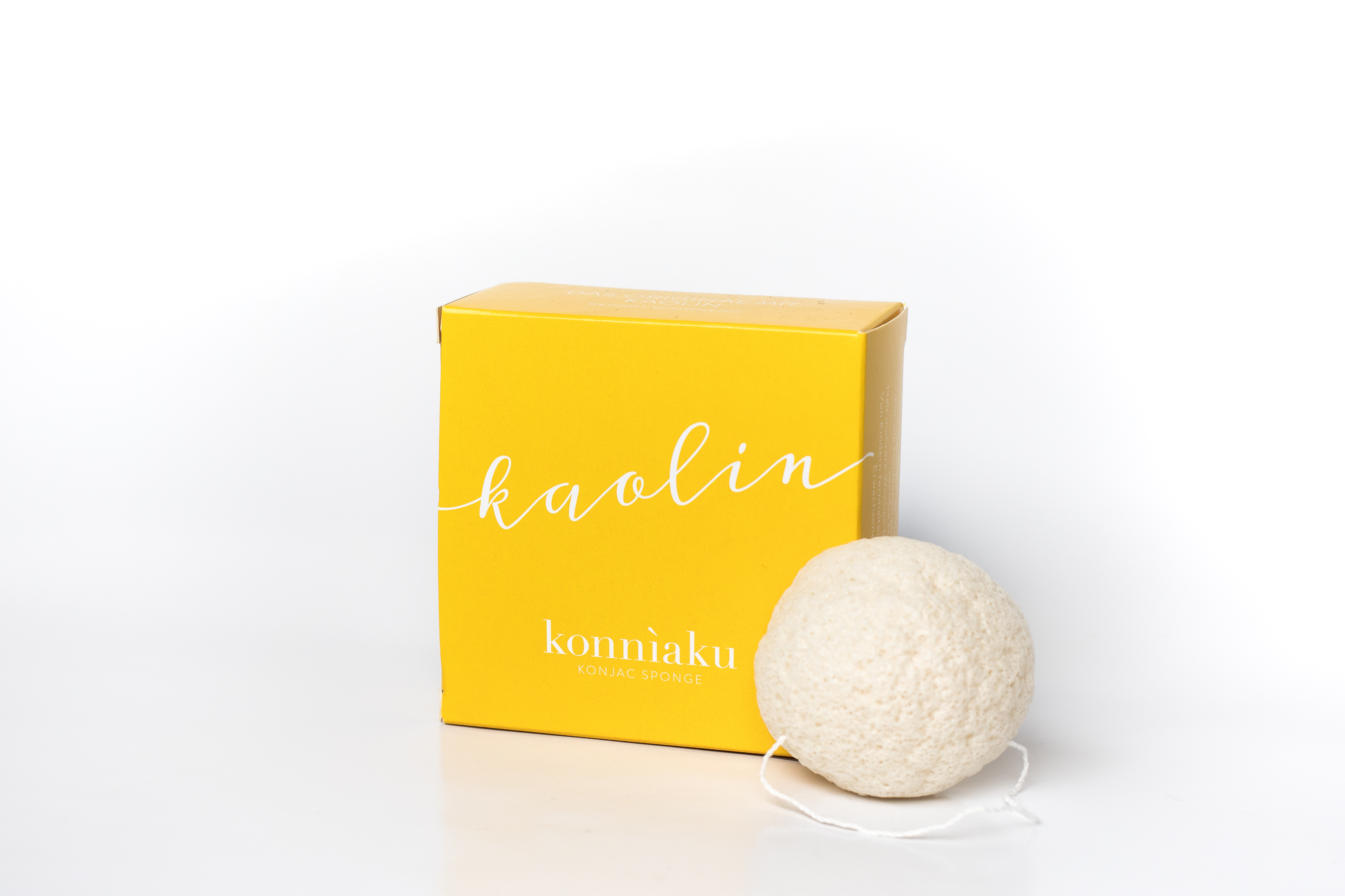 KONNÌAKU KONJAK SPONGE KAOLIN