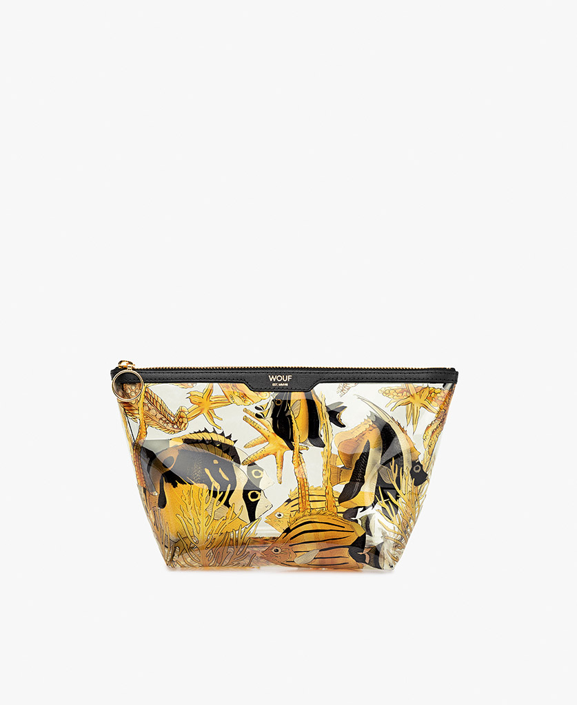SALE - WOUF BEAUTY BAG VINYL FISH