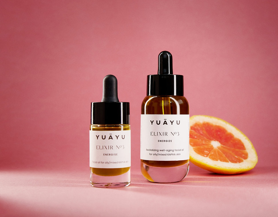 YUAYU ELIXIR NO. 3 – GESICHTSÖL FÜR ÖLIGE/UNREINE KAPHA-HAUT