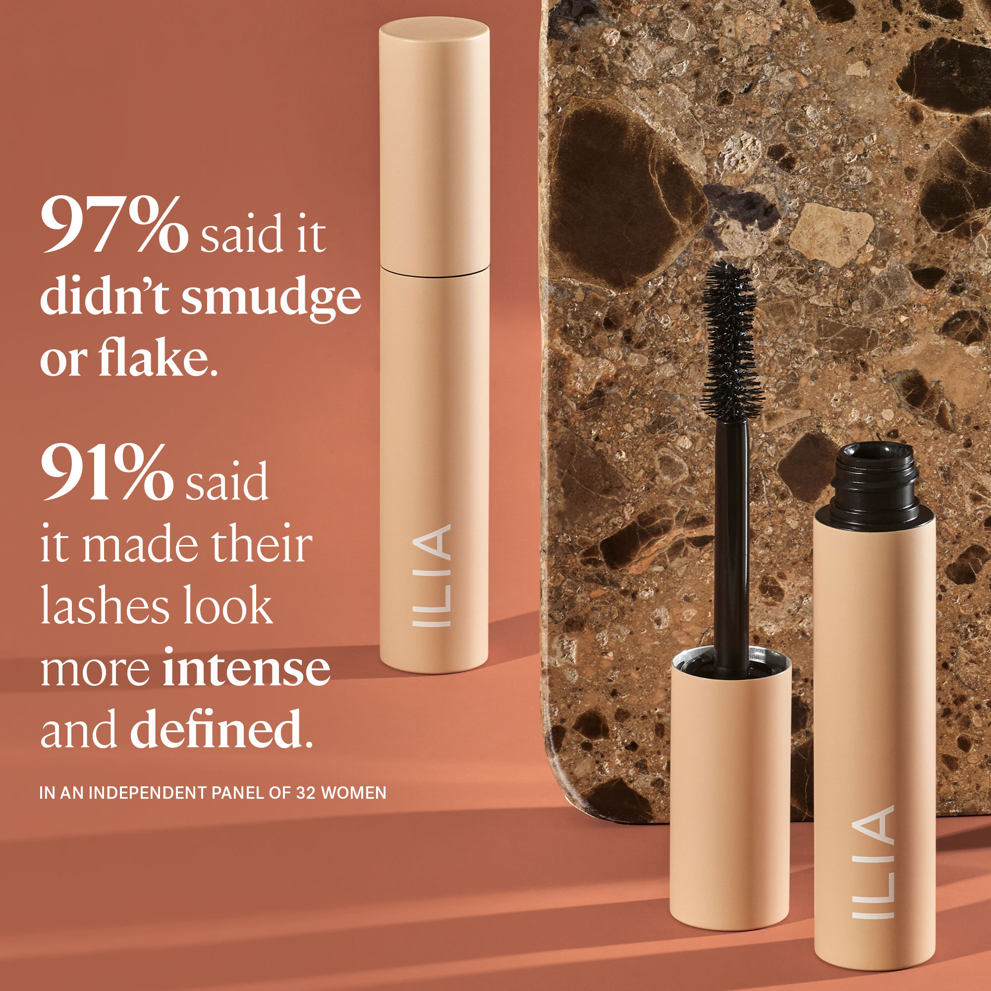 ILIA BEAUTY FULLEST VOLUMIZING MASCARA - SCHWARZ