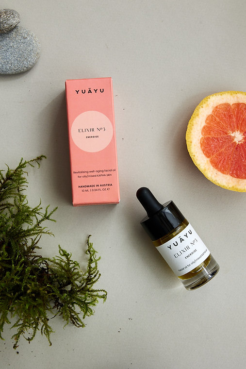 YUAYU ELIXIR NO. 3 – GESICHTSÖL FÜR ÖLIGE/UNREINE KAPHA-HAUT
