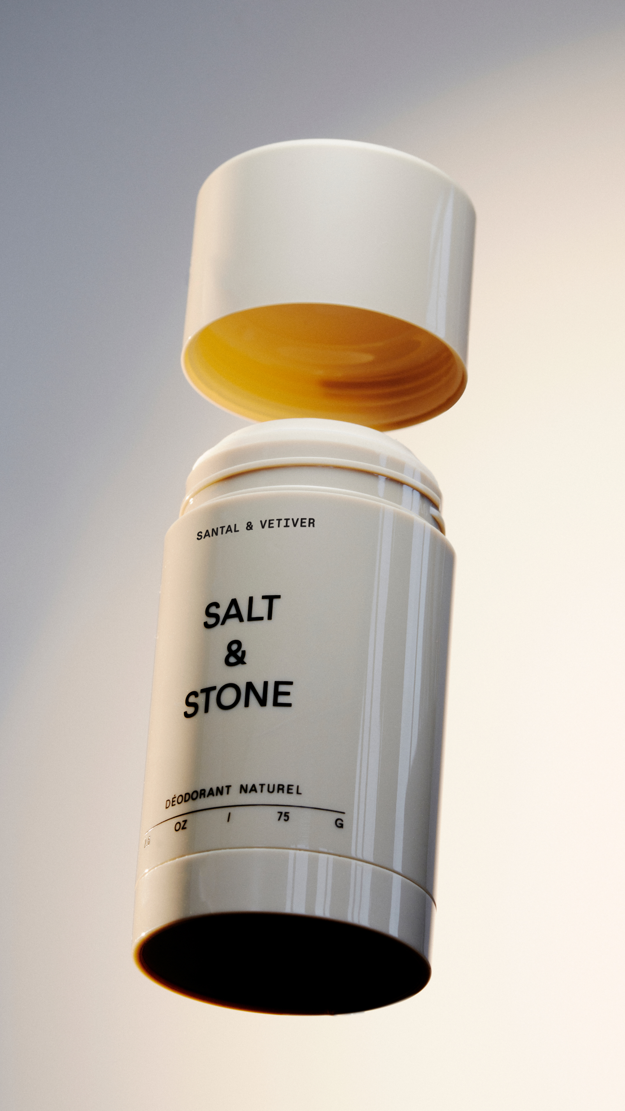SALT & STONE NATURAL DEODORANT SANTAL & VETIVER - EXTRA STRENGTH