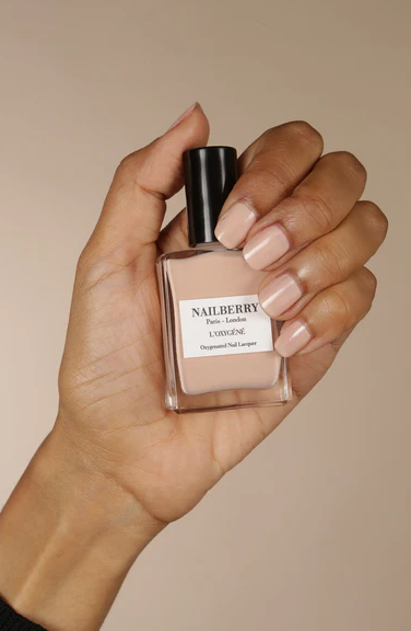 NAILBERRY NAIL LACQUER AU NATUREL - OXY LIGHT BEIGE PINK