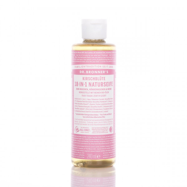 DR. BRONNER'S NATURSEIFE KIRSCHBLÜTE - LIQUID SOAP