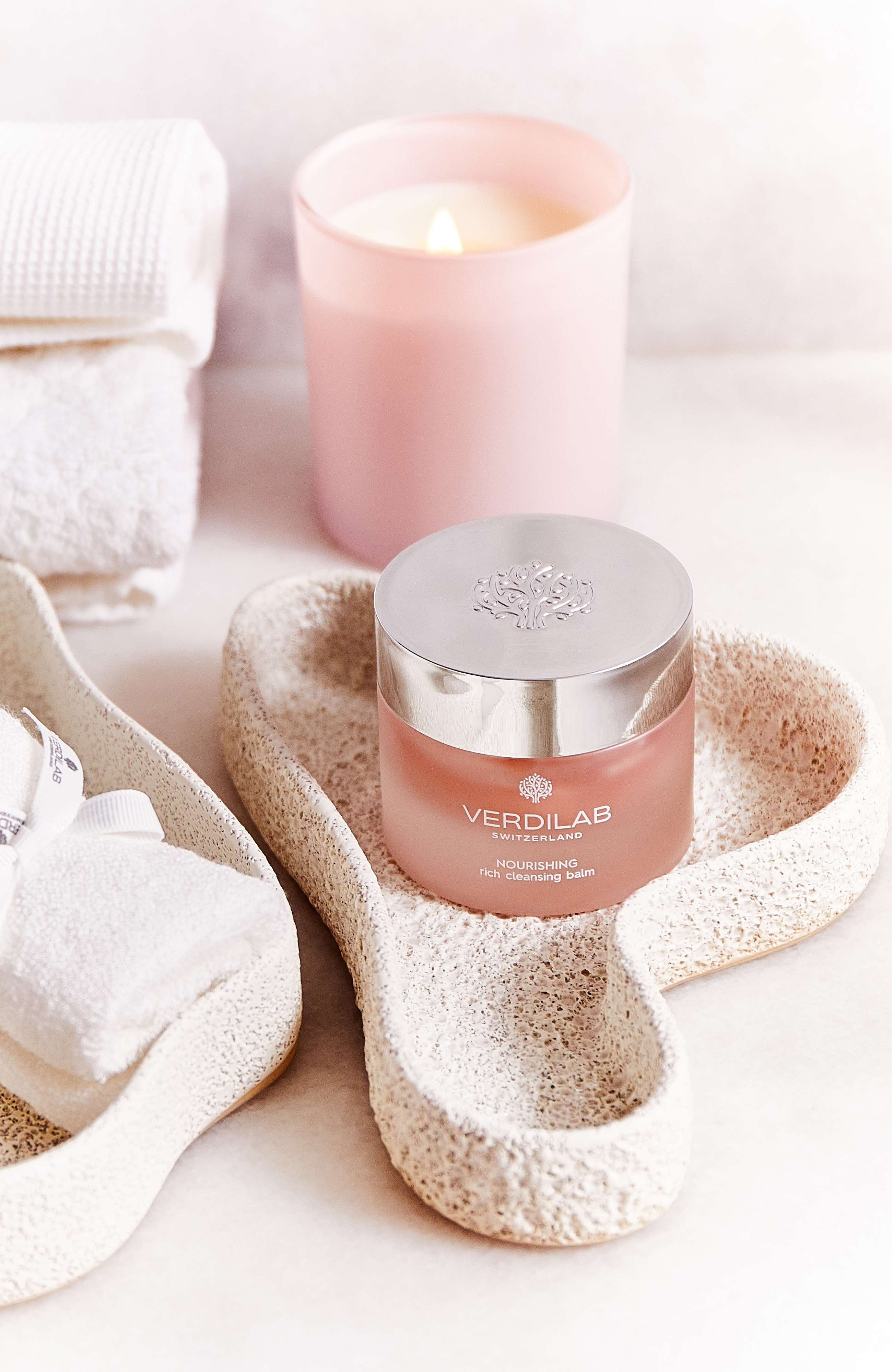 VERDILAB NOURISHING RICH CLEANSING BALM & TOWEL