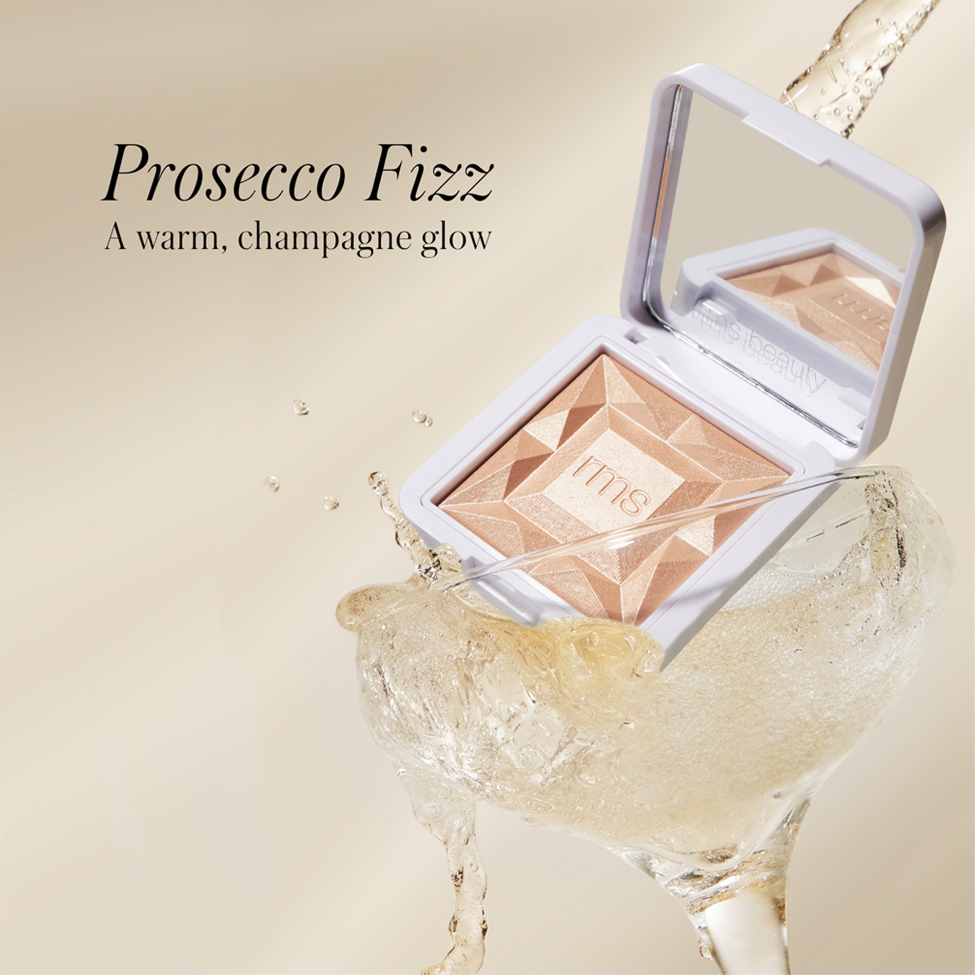 RMS BEAUTY | "RE" DIMENSION HYDRA DEW LUMINIZER REFILL - PROSECCO FIZZ