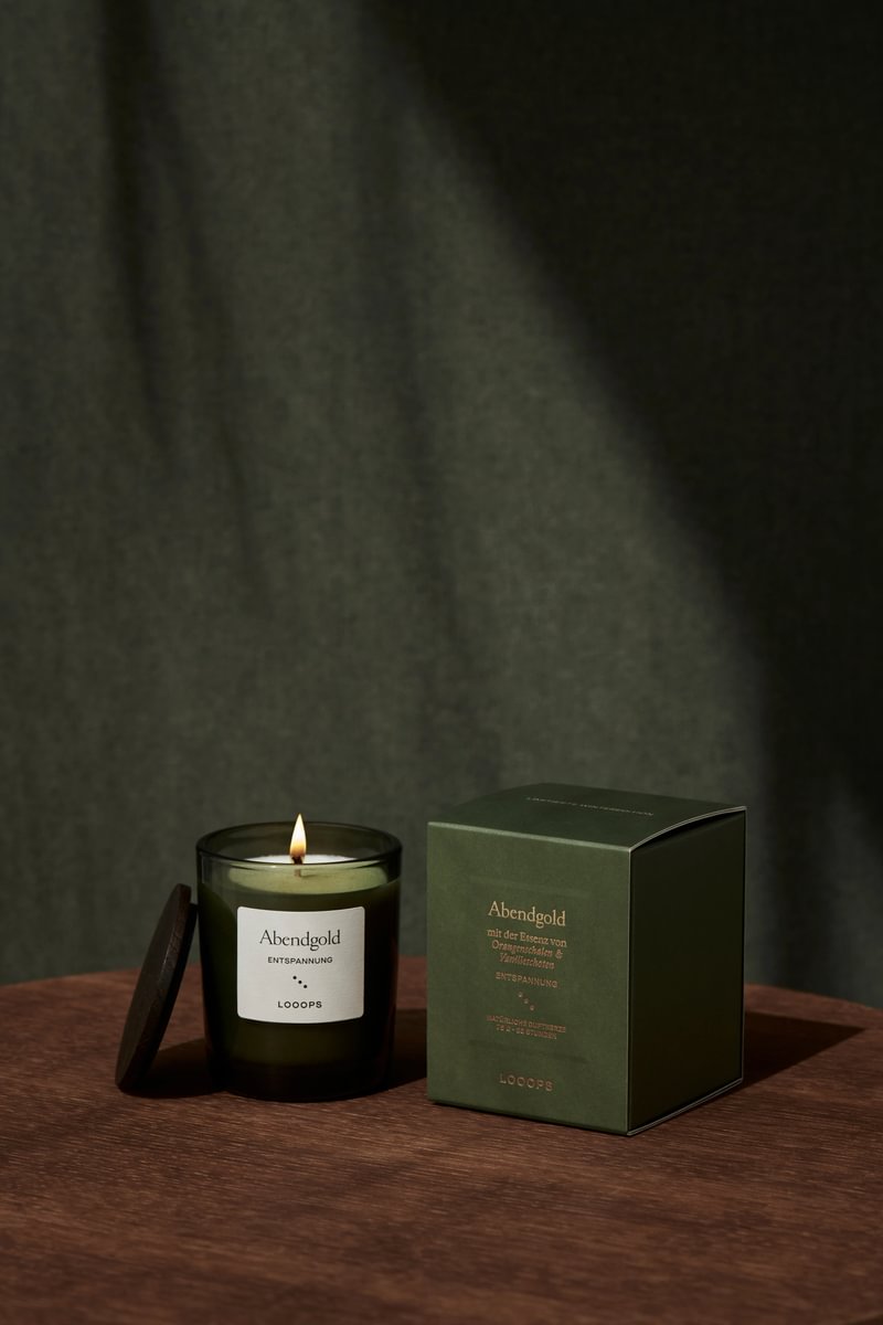 LOOOPS - Abendgold Duftkerze 75 g