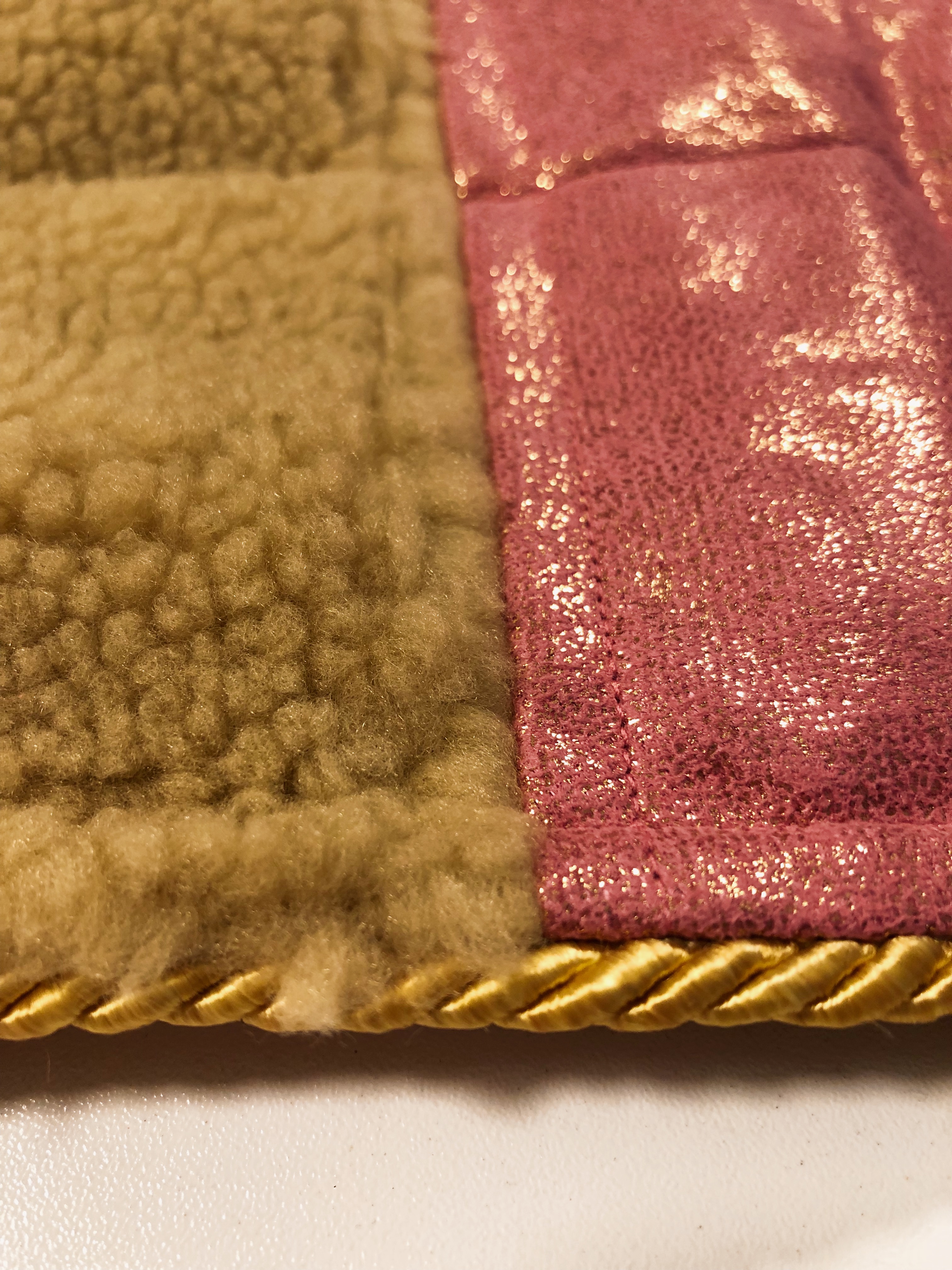 SALE - HOLISTIC SILK BABY CHANGE MAT "PINK"