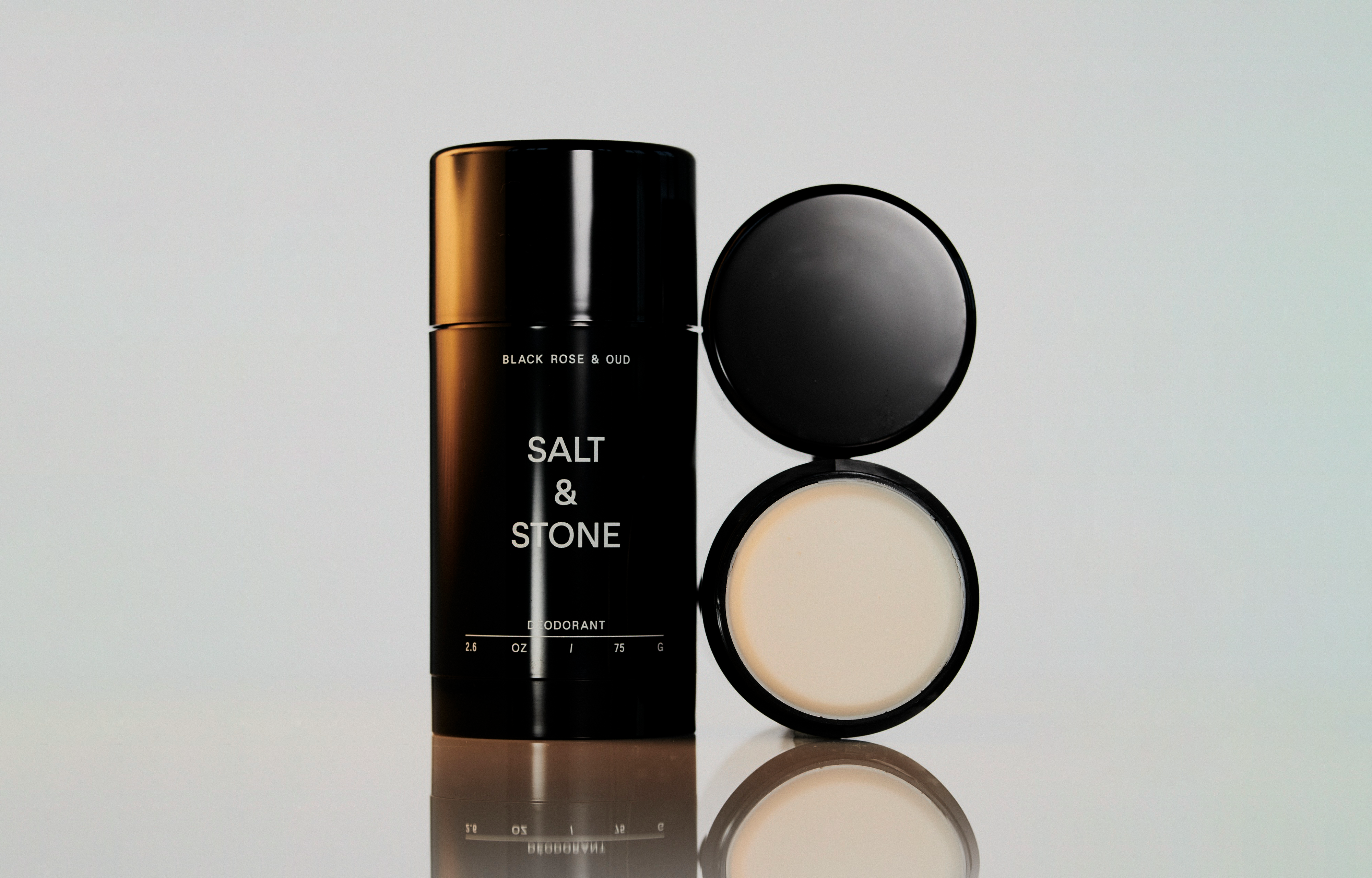 SALT & STONE NATURAL DEODORANT BLACK ROSE & OUD - EXTRA STRENGTH