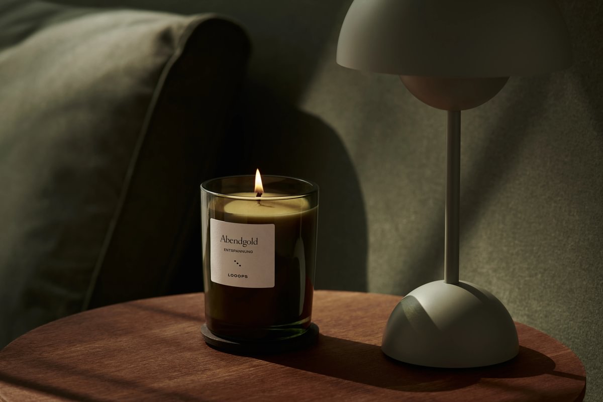LOOOPS - Abendgold Duftkerze 250 g