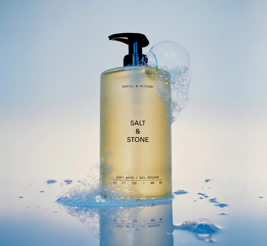 SALT & STONE BODY WASH - SANTAL & VETIVER