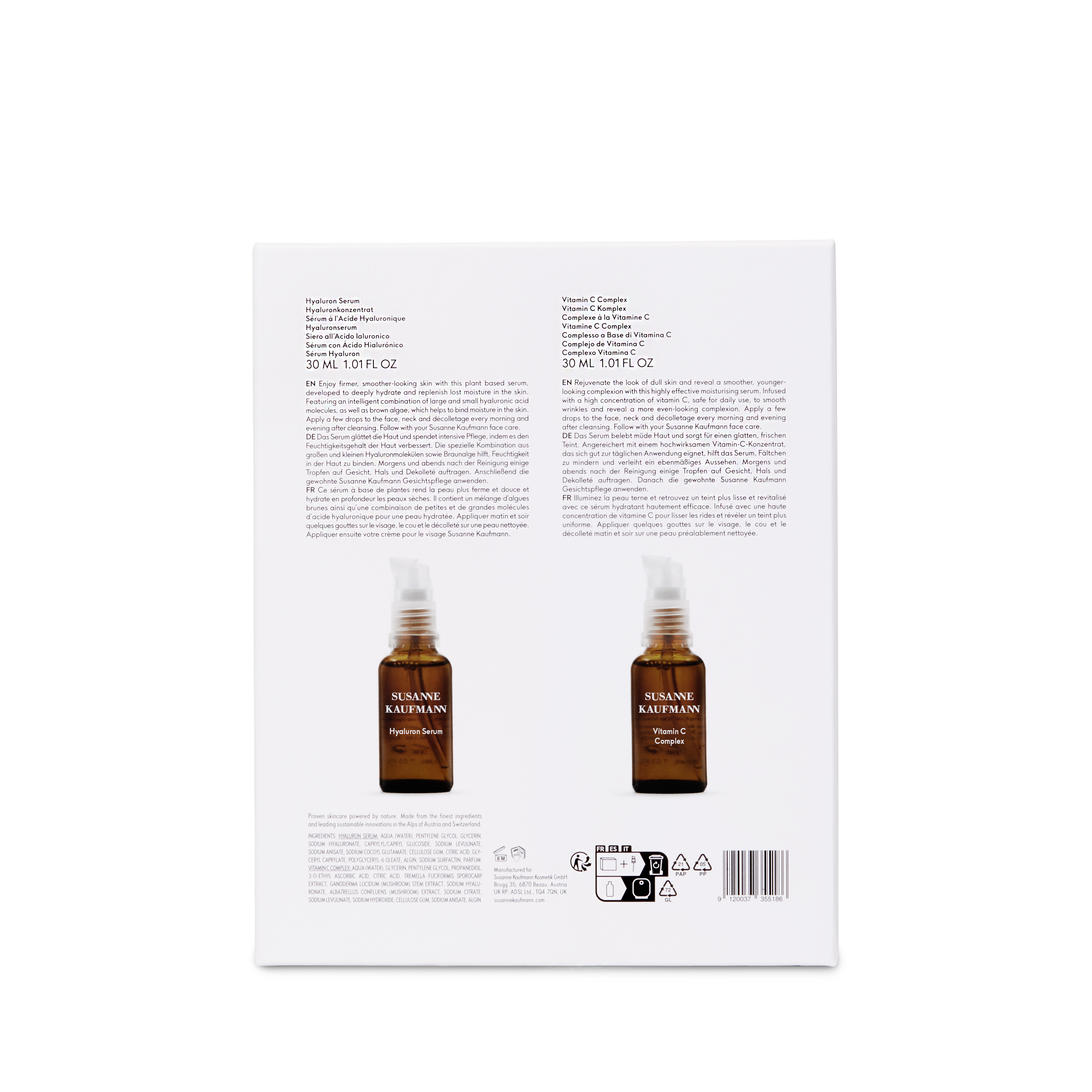 SUSANNE KAUFMANN SIGNATURE SERUMS