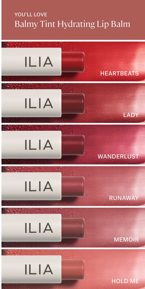 ILIA BEAUTY BALMY TINT HYDRATING LIP BALM