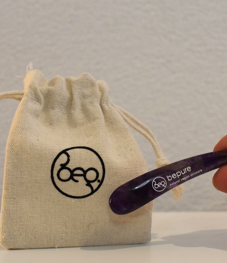 BEPURE AMETHYST FACE TOOL - QUARZ SPATEL & MASSAGE