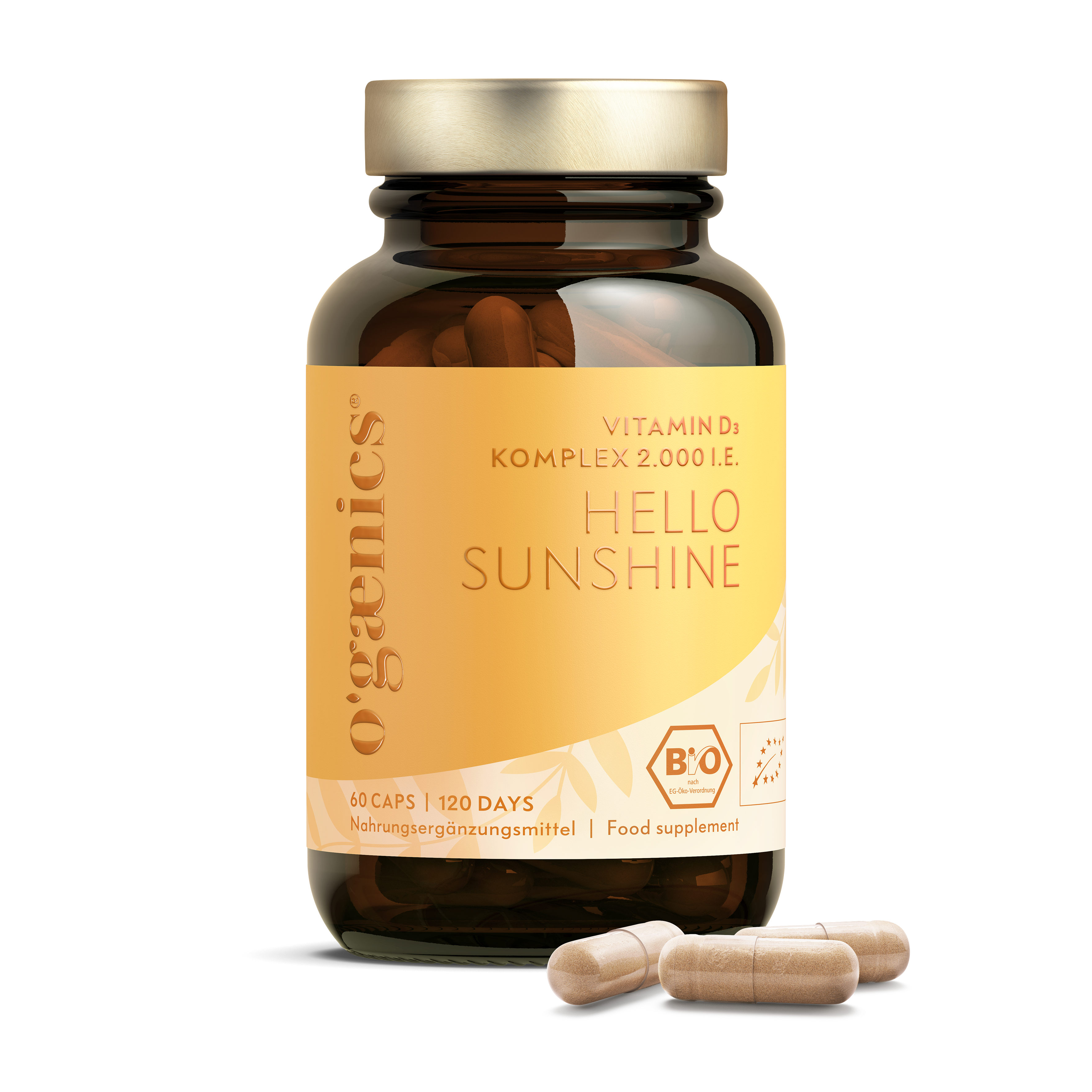 OGAENICS HELLO SUNSHINE - VITAMIN D3 KOMPLEX 2000 I.E.