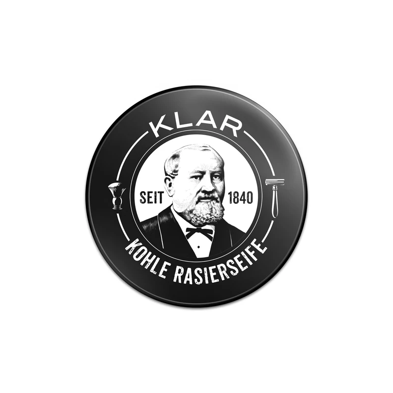 KLAR Seifenmanufaktur - Rasierseife Kohle