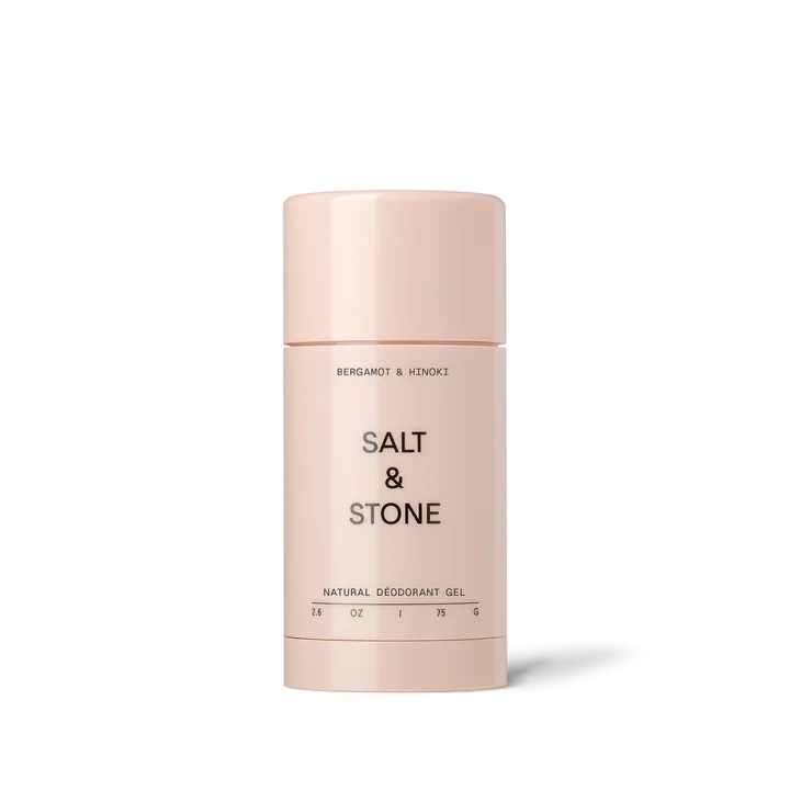 SALT & STONE NATURAL DEODORANT GEL BERGAMOT & HINOKI - FOR SENSITIVE SKIN