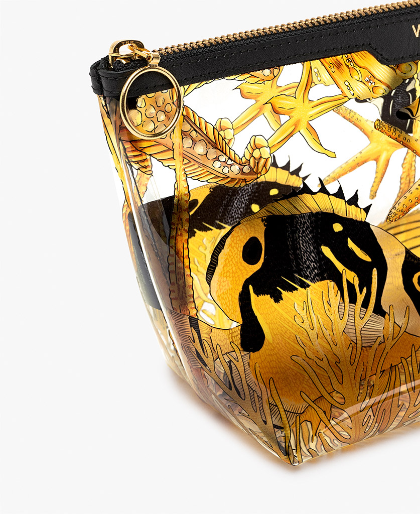 SALE - WOUF BEAUTY BAG VINYL FISH