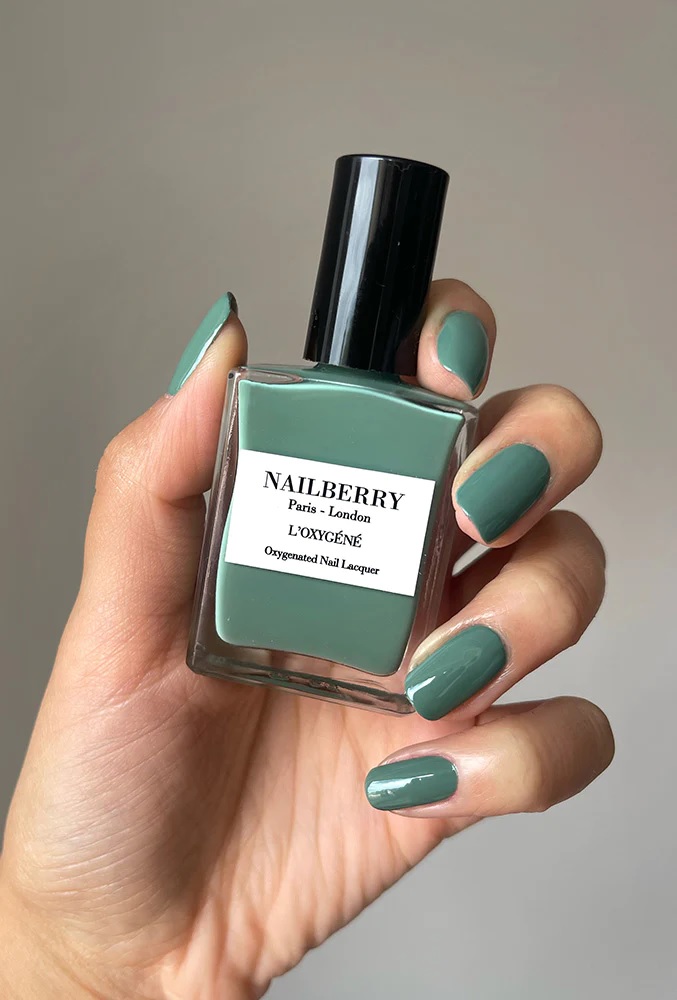 NAILBERRY NAIL LACQUER MINT - OXY SOFT SAGE GREEN