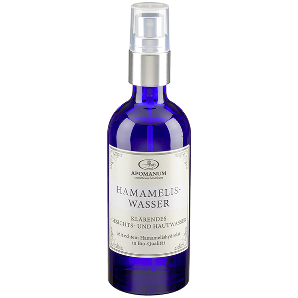 APOMANUM HAMAMELIS-WASSER, VIRGINIANISCHE ZAUBERNUSS, BIO-QUALITÄT, 100 ML