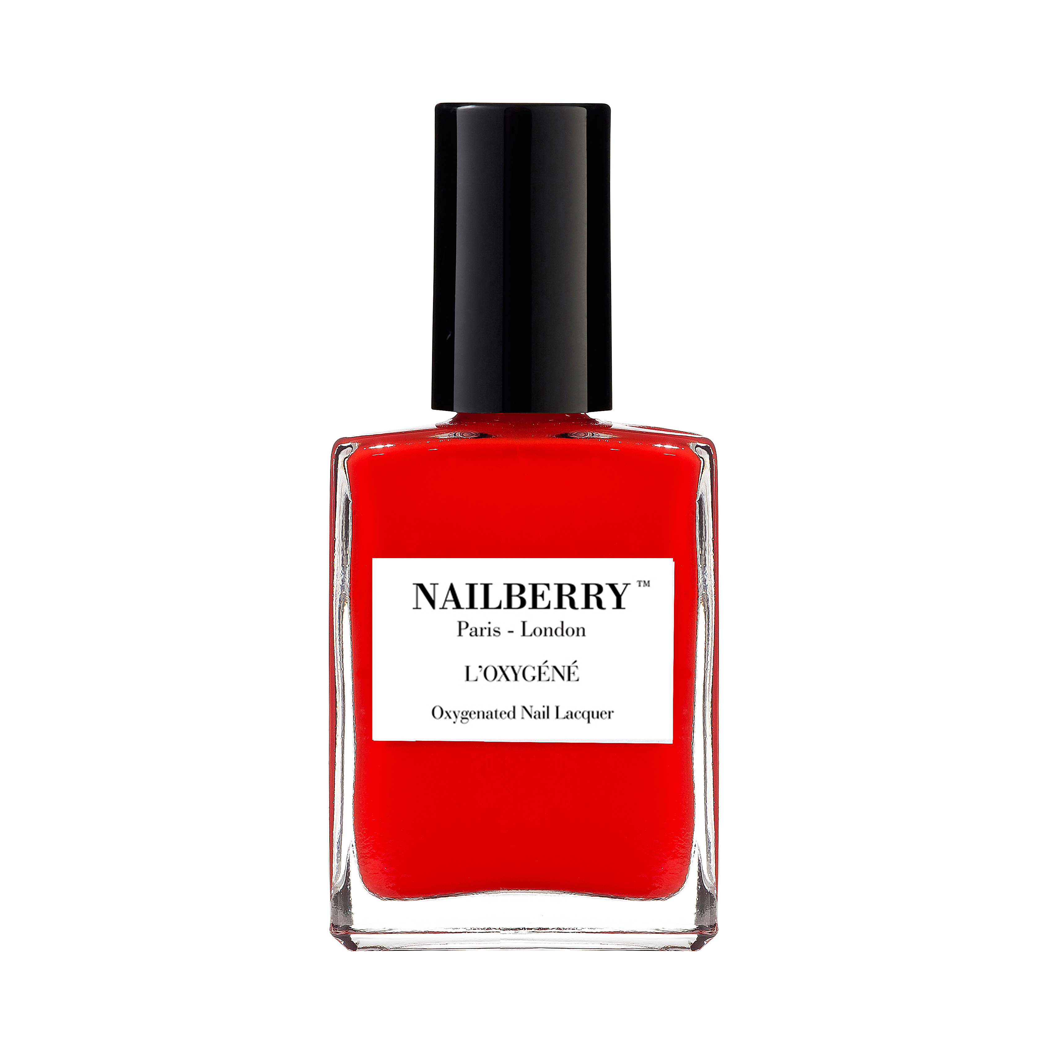 NAILBERRY NAIL LACQUER CHERRY CHERIE -  OXY BRIGHT RED ORANGE