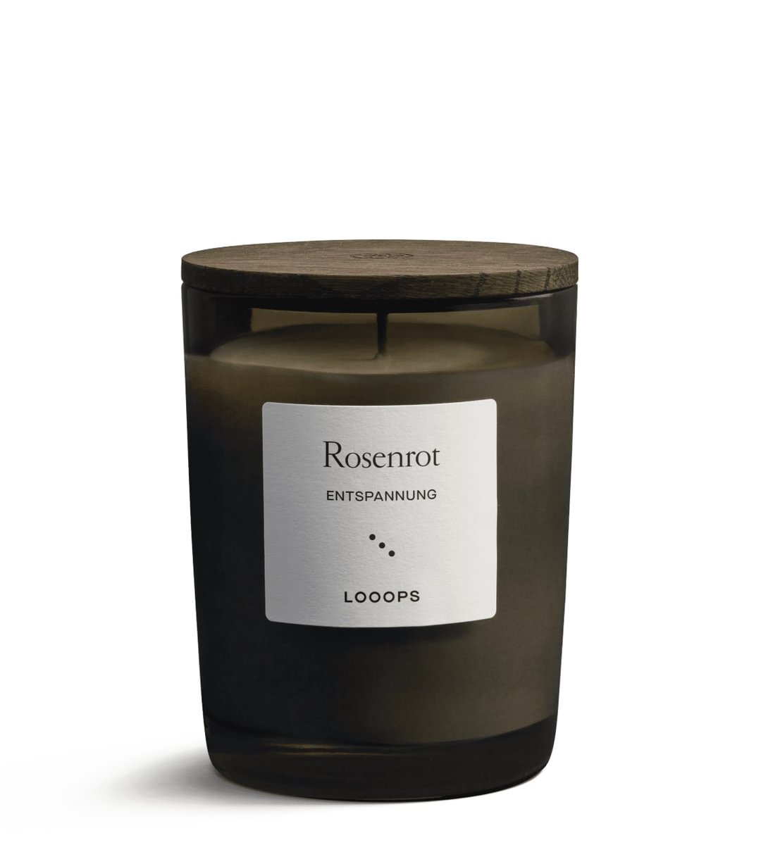 LOOOPS - Rosenrot Duftkerze 250 g