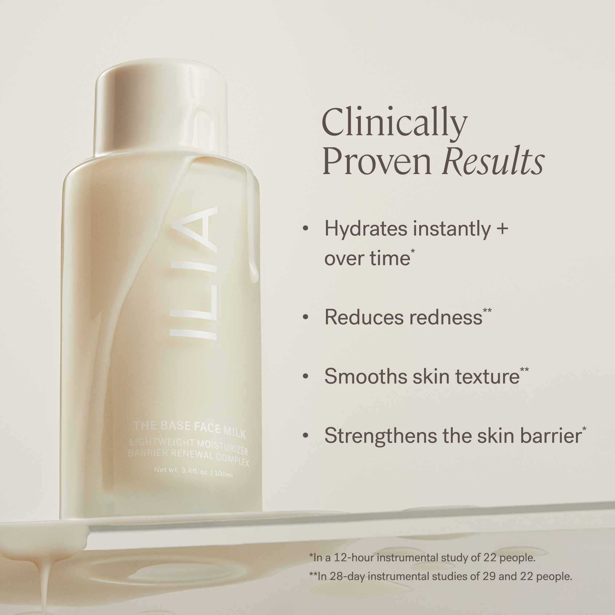 ILIA BEAUTY THE BASE FACE MILK