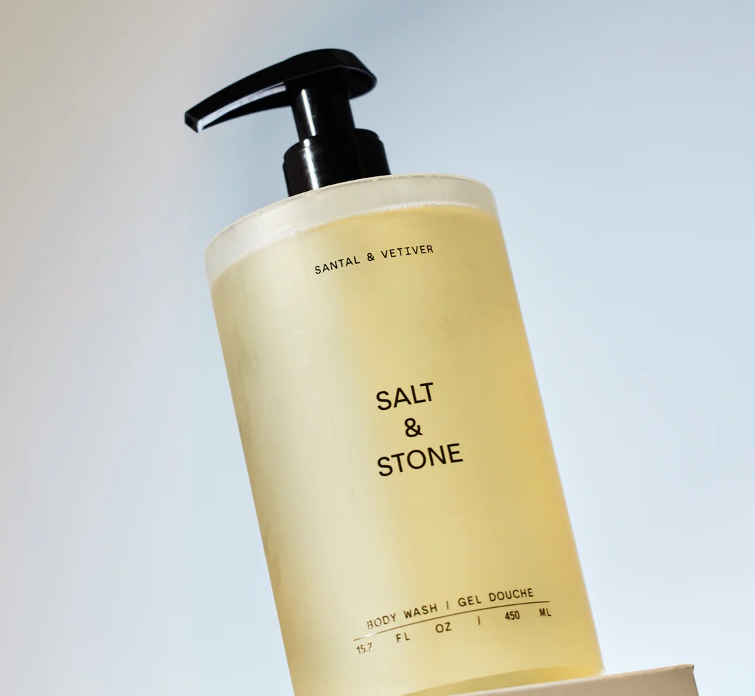 SALT & STONE BODY WASH - SANTAL & VETIVER