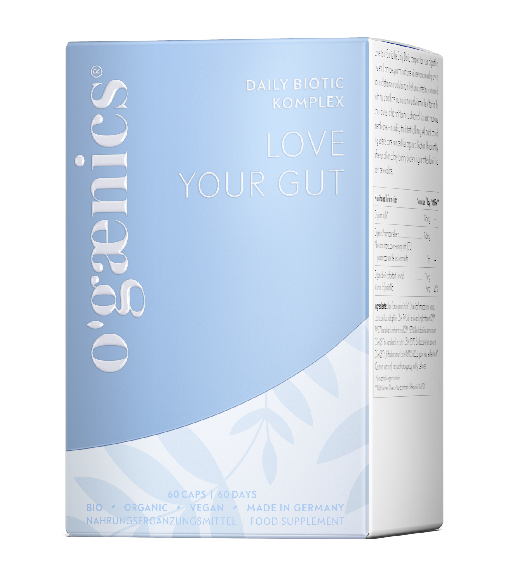 OGAENICS LOVE YOUR GUT - DAILY BIOTIC KOMPLEX