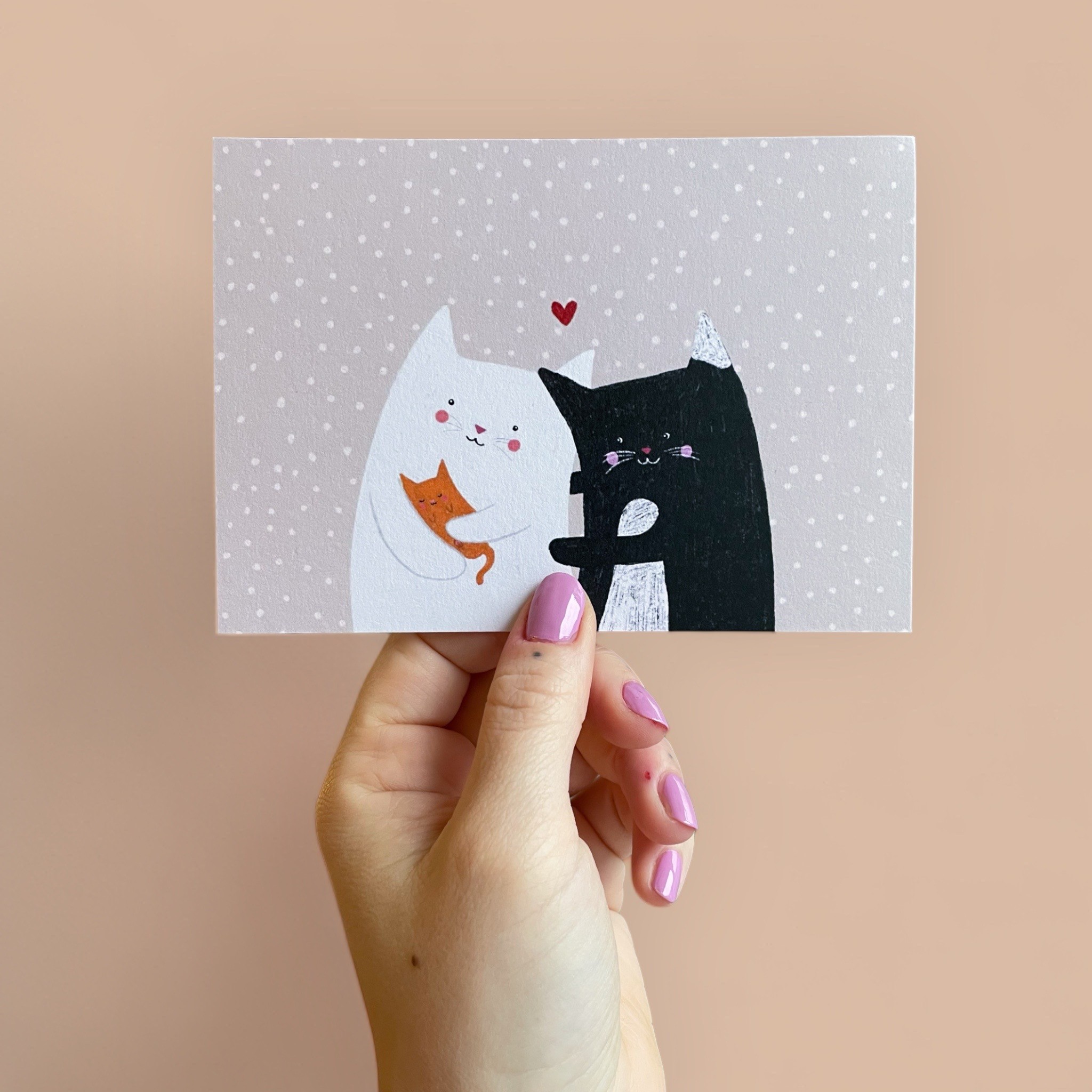 ARION ILLUSTRIERT - GRUSSKARTE WELCOME BABY