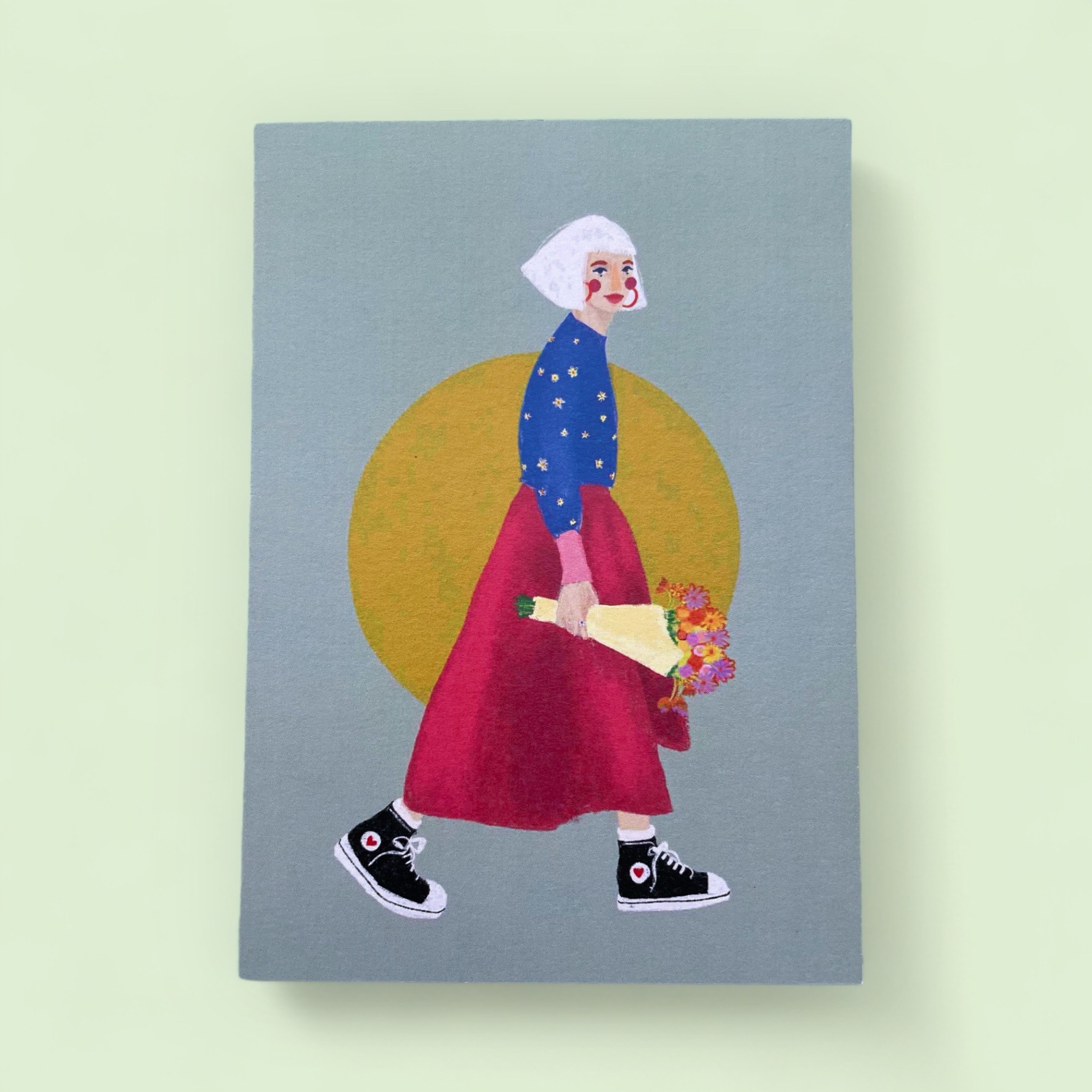 ARION ILLUSTRIERT - GRUSSKARTE BLUMENSTRAUSS