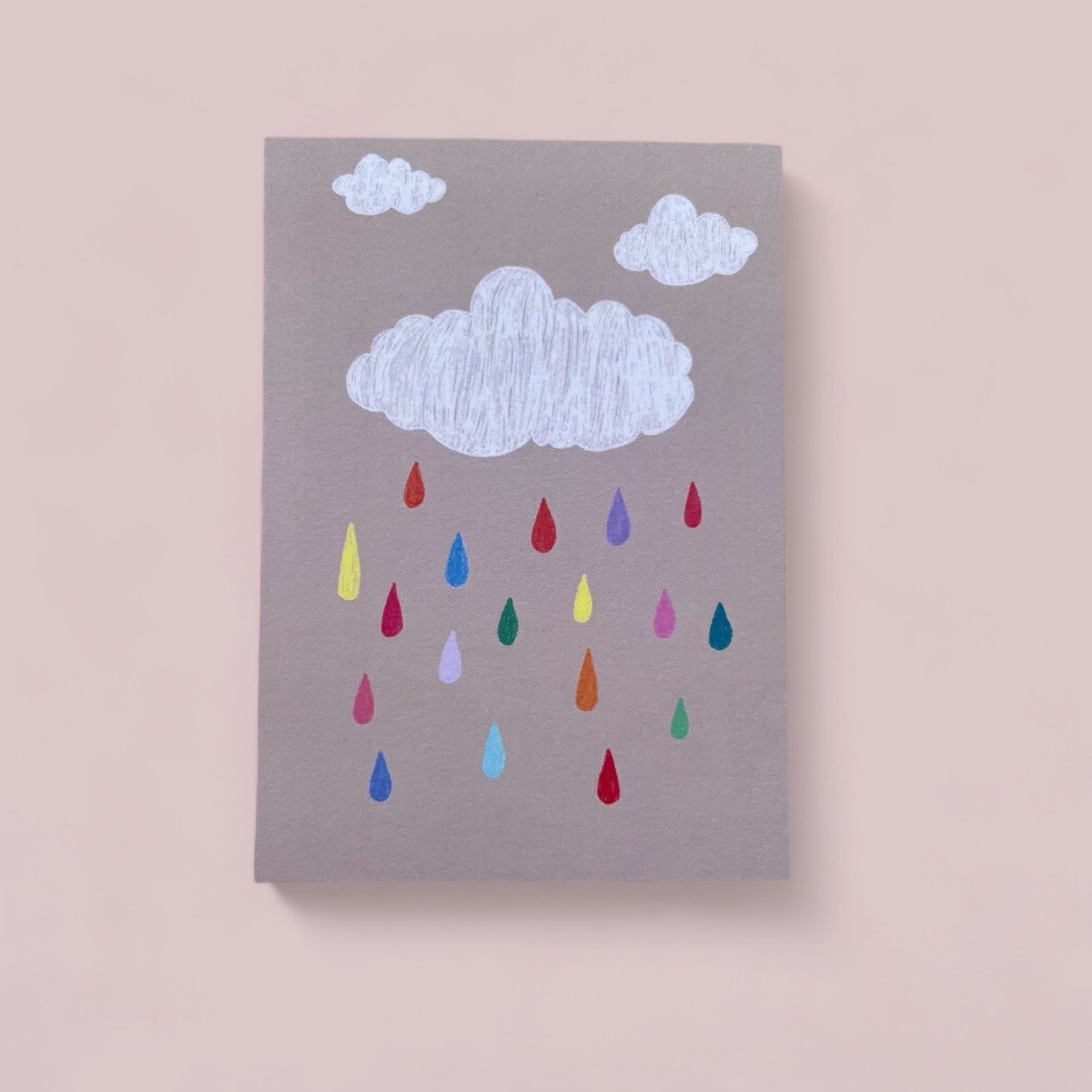ARION ILLUSTRIERT - GRUSSKARTE REGENBOGENTROPFEN