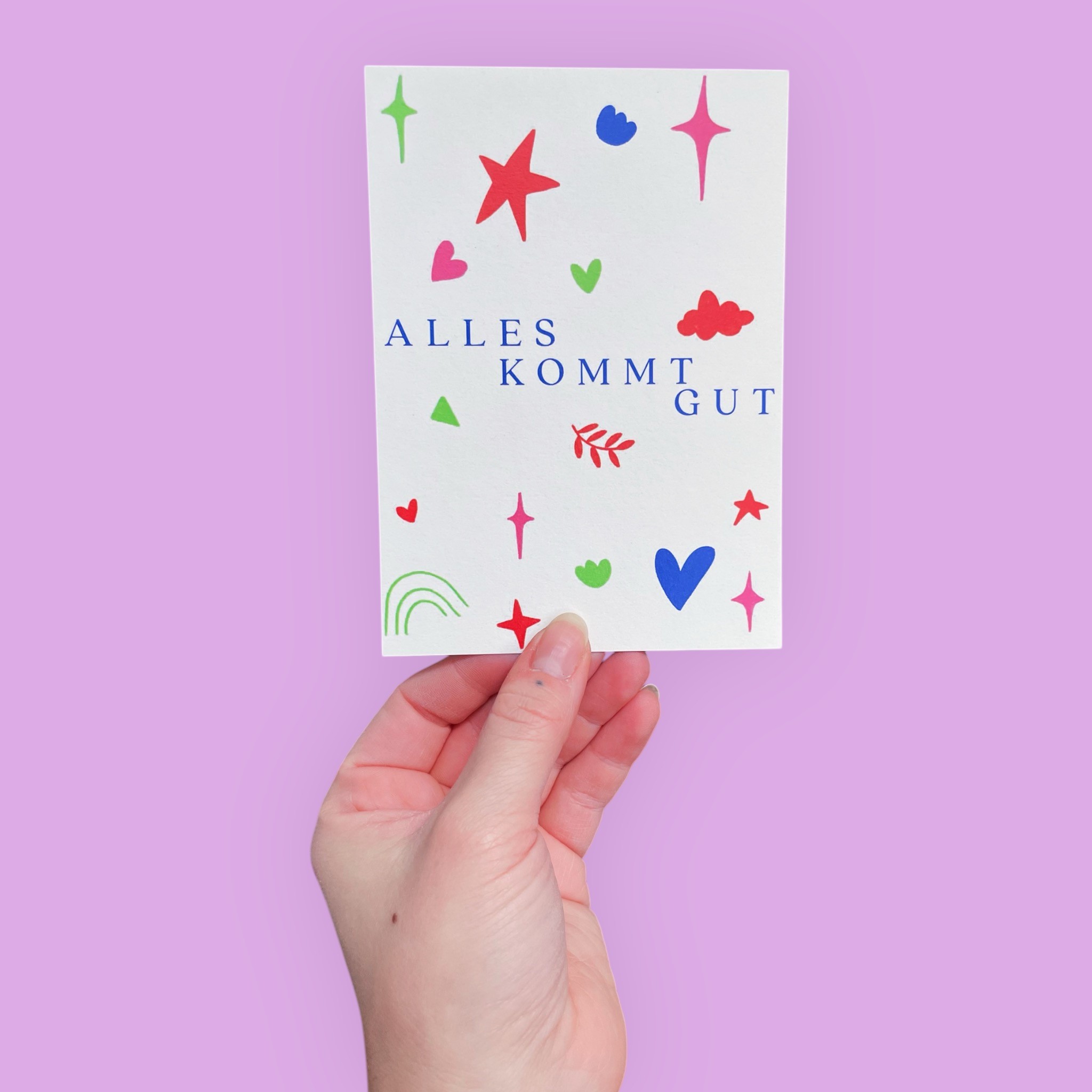 ARION ILLUSTRIERT - GRUSSKARTE ALLES KOMMT GUT